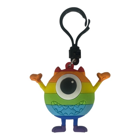 Disney Other - Mike Monsters Inc - Disney Pride Rainbow Series 39 Figural Bag Clip/Keychain